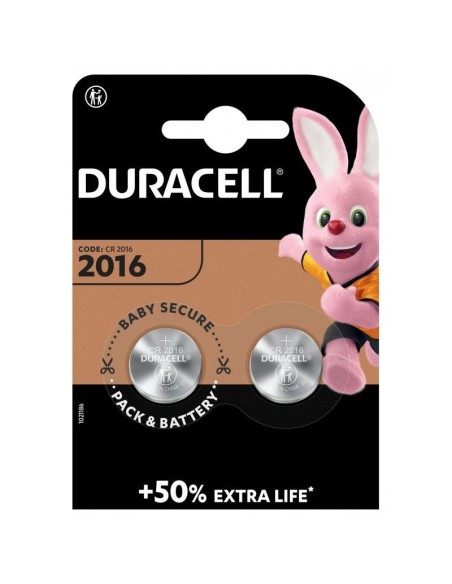 Duracell Pila Boton Litio Cr2016 3v Blister*2