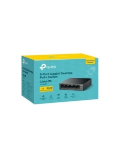 Tp-link switch gigabit de sobremesa 5 puertos 4 puertos poe+