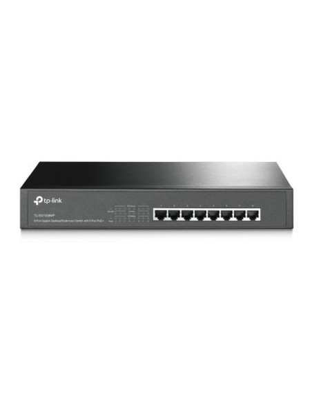 Tp-link switch de 8 puertos gigabit escritorio y rack con poe+