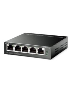 Tp-link switch semigestionables 10-100-1000 4 puertos poe+ metalico