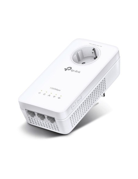 Tp-link powerline av1200 tl-wpa8631p con passthrough wifi ac1300 3 puertos gigabit