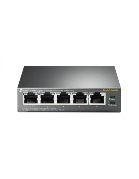 Tp-link switch de 5 puertos 10-100-1000 4 puertos poe