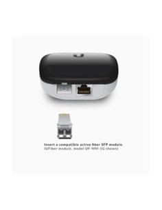 Ubiquiti conversor de medios (antes uf-ae) ubiquiti networks uf-ae, 1000 mbit-s, sfp,sfp+, alámbrico, negro, ce, fcc, ic, 1,5 w