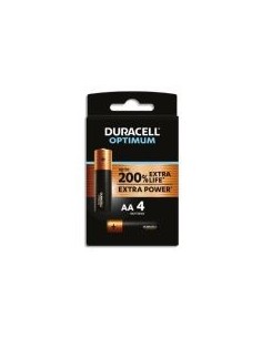 Duracell Optimum 200 Pila Alcalina Aa Lr6 Blister X4