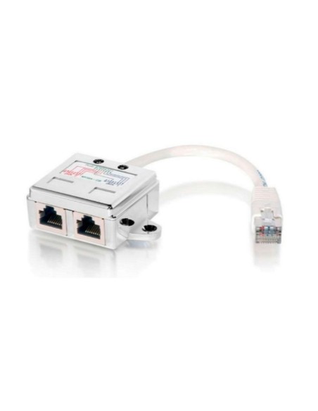 Equip adaptador rj45 cat5e 1 macho a 2 hembras