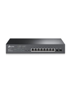 Tp-link switch smart 8 puertos poe+ mas 2 sfp