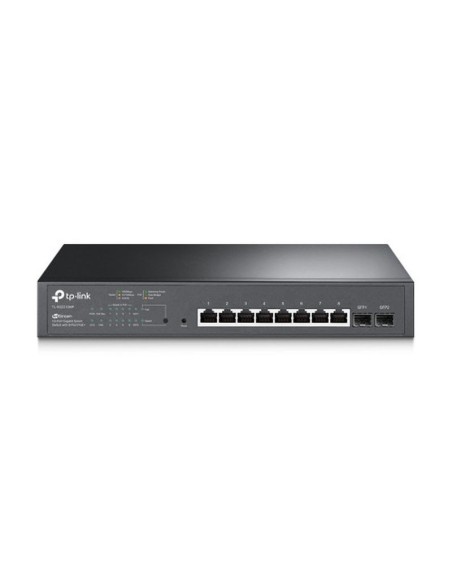 Tp-link switch smart 8 puertos poe+ mas 2 sfp