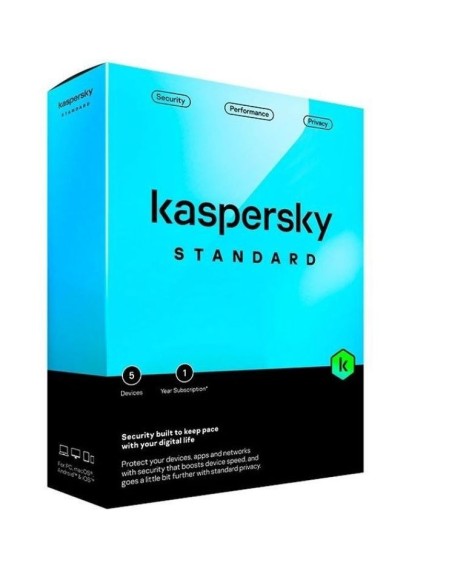 Kaspersky Antivirus Standard 5 Dispositivos 1 Año