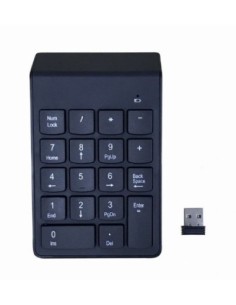 Gembird Teclado Numerico Inalambrico Negro
