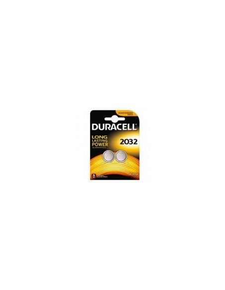 Duracell Dur20392 Pack De 2 Pilas De Botón De Litio 2032 3v