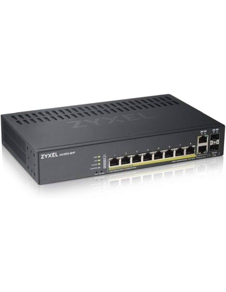 Zyxel switch gs1920-8hp gestionado 10 puertos stansalone o nebulaflex