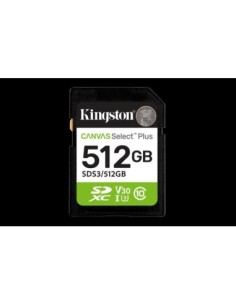 Kingston tarjeta sd 512gb sdxc canvas select plus gen 3