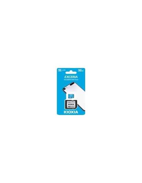 Kioxia micro sd 32gb exceria uhs-i c10 r100 mas adaptador