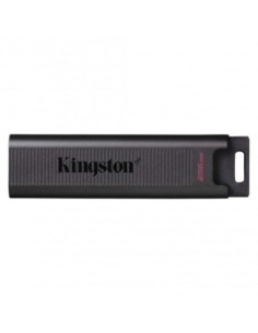 Kingston pendrive de 256gb datatraveler max usb-c 3.2 gen 2 conector usb-c hasta 1.000 mb-s en lectura y 900 mb-s en escritura