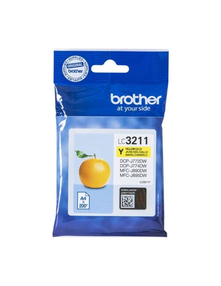 Brother Cartucho Tinta Lc-3211y Amarillo