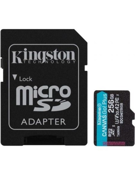 Kingston micro sd xc canvas go plus cl10 256gb +adapt
