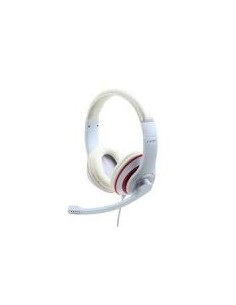 Gembird Auricular Con Microfono Blanco Y Rojo