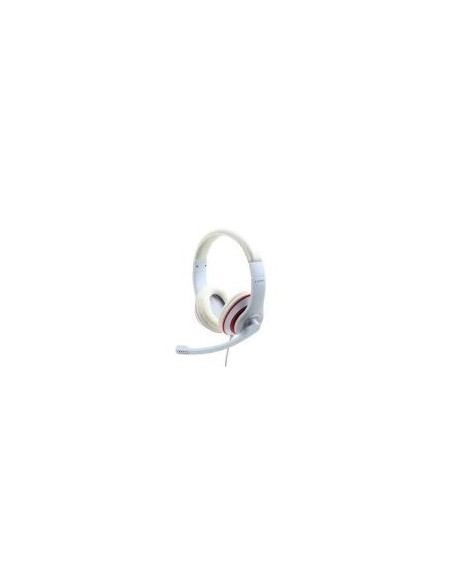 Gembird Auricular Con Microfono Blanco Y Rojo