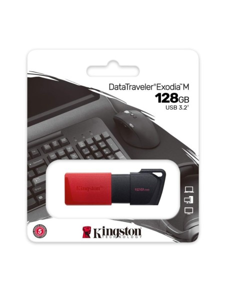 Kingston pendrive 128gb datatraveler exodia m usb 3.2