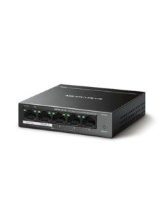 Mercusys Switch 5-Port 10 -100 -1000mbps Con 4 Puertos Poe+